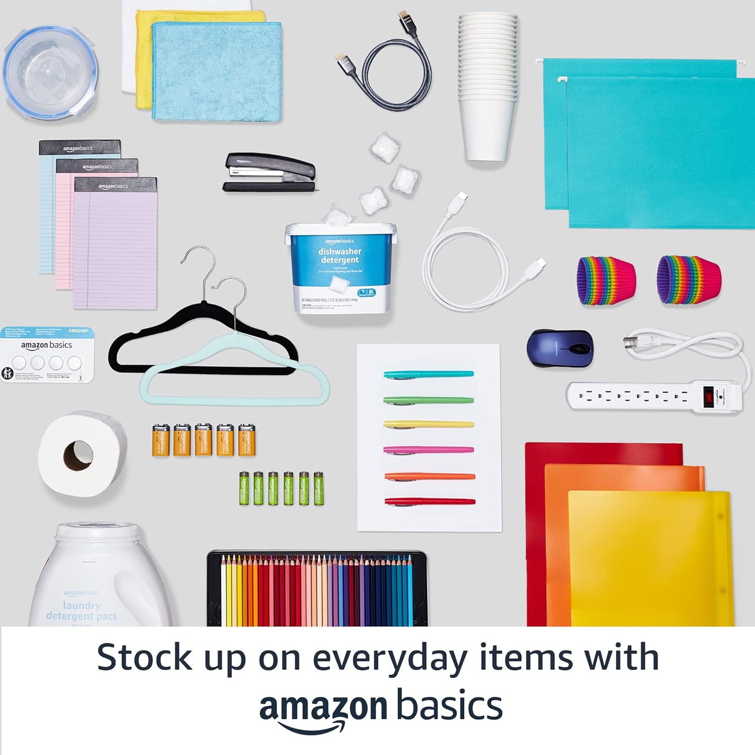 Amazon Basics Velvet Non-Slip Skirt Clothes Hangers with Clips. 360 Degree Rotatable Hook. Organize Pants and Skirts. Black/Silver. 24-Pack - Image 7